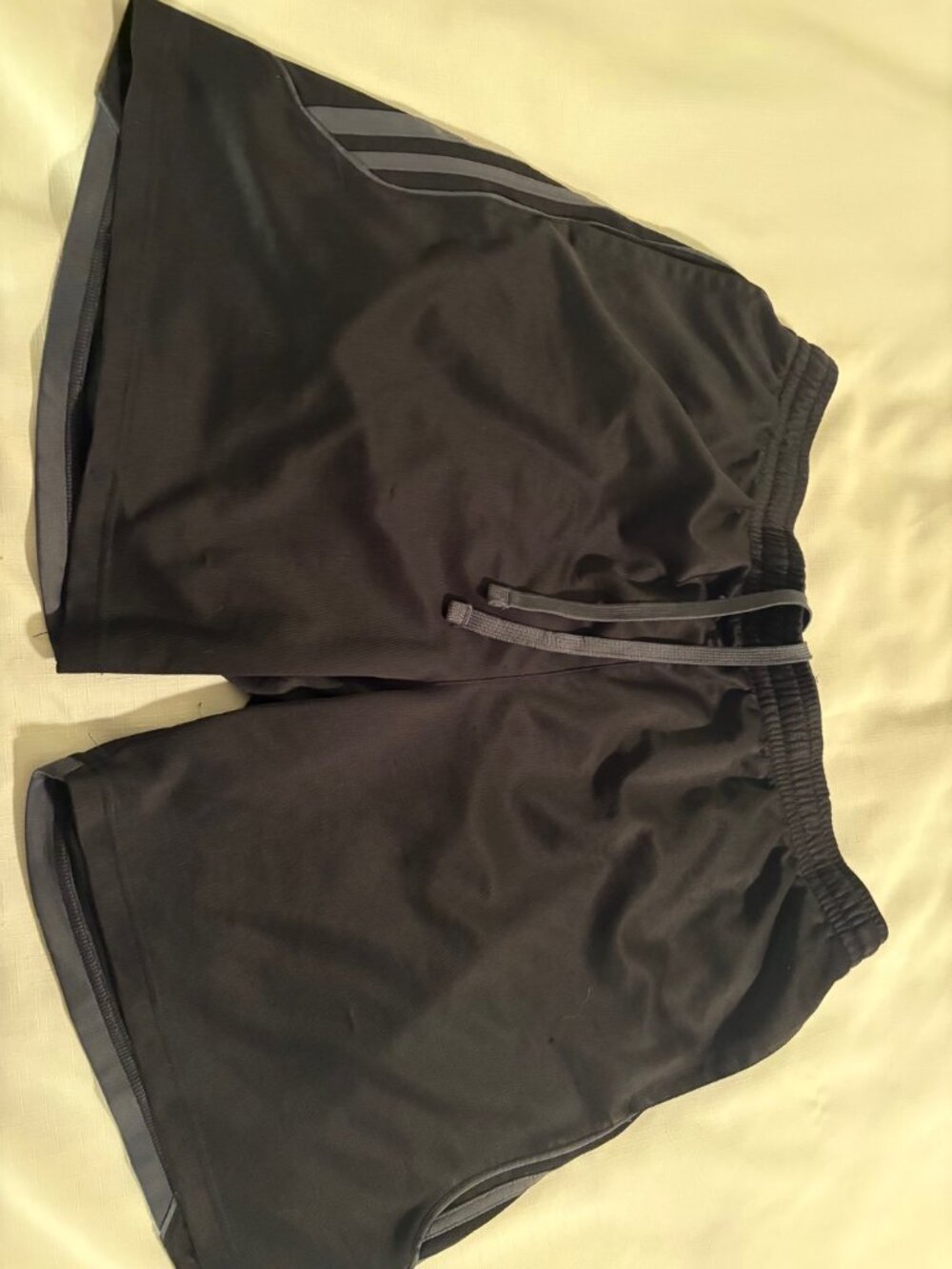Starter Athletic Gym Shorts Men’s 2XL Black Gray Stripe – Mesh Basketball Active